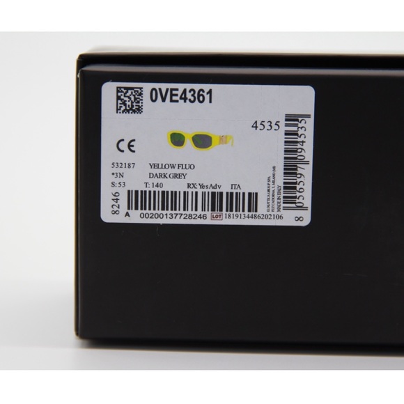 NEW VERSACE MEDUSA VE4361 5321/87 YELLOW VE 4361 - Picture 11 of 12